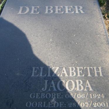 BEER Elizabeth Jacoba, de 1924-2001