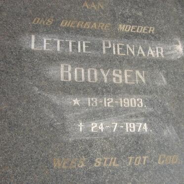 BOOYSEN Lettie Pienaar 1903-1974