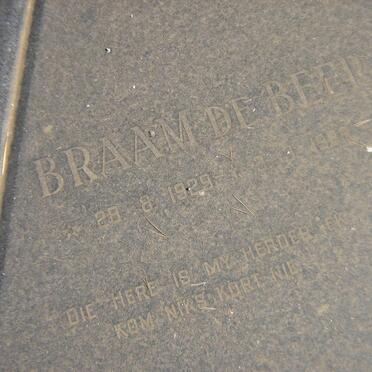 BEER Braam, de 1929-1986