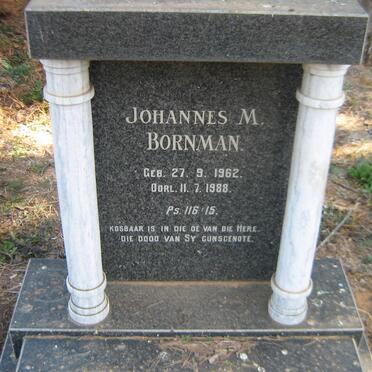 BORNMAN Johannes M. 1962-1988