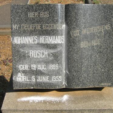 BOSCH Johannes Hermanus 1886-1959