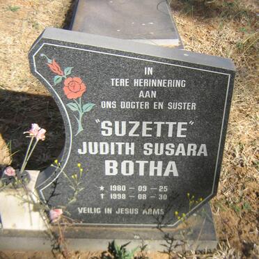 BOTHA Judith Susara 1980-1998