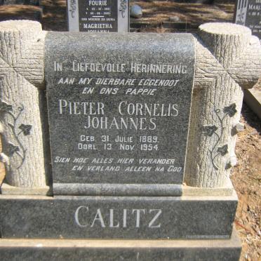 CALITZ Pieter Cornelis Johannes 1889-1954