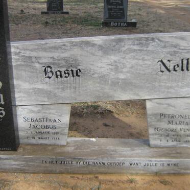 CROUS Sebastiaan Jacobus 1919-1988 &amp; Petronella Maria VENTER 1920-1995