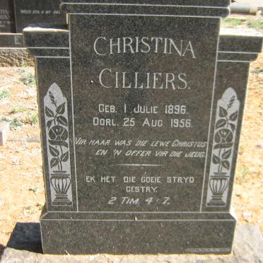 CILLIERS Christina 1896-1956