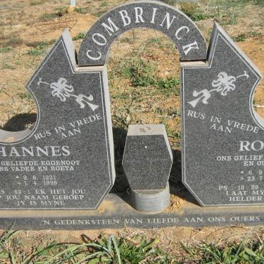 COMBRINCK Hannes 1921-1998 &amp; Rosa 1924-2002