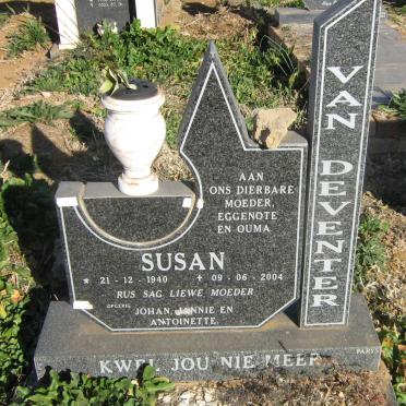DEVENTER Susan, van 1940-2004