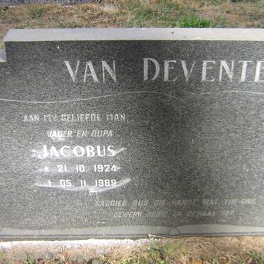 DEVENTER Jacobus, van 1924-1989