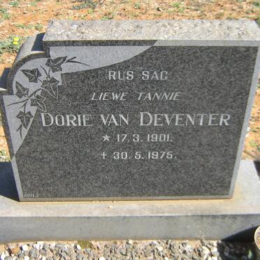 DEVENTER Dorie, van 1901-1975