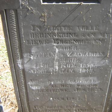 FOURIE Stefanus Zacharias 18?8-1943