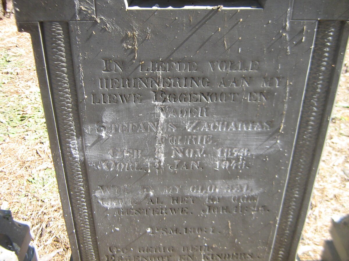FOURIE Stefanus Zacharias 18?8-1943