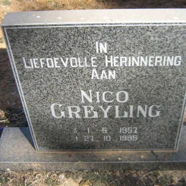 GREYLING Nico 1957-1995