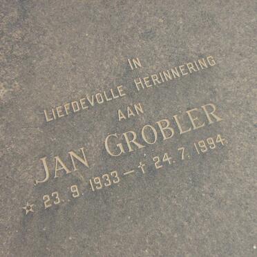 GROBLER Jan 1933-1994