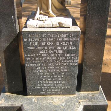 GOSSAYN Paul Moses -1952