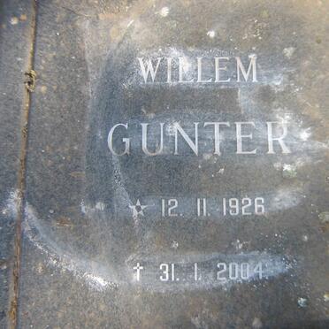 GUNTER Willem 1926-2004