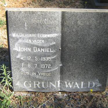 GRUNEWALD John Daniel 1935-1972