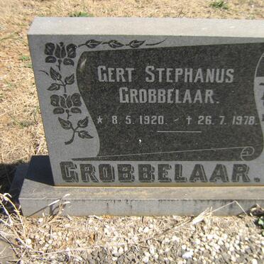 GROBBELAAR Gert Stephanus 1920-1978