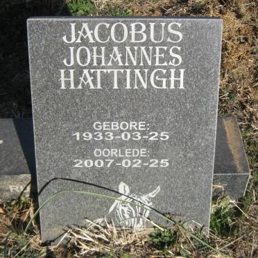 HATTINGH Jacobus Johannes 1933-2007