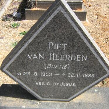 HEERDEN Piet, van 1953-1986