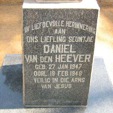 HEEVER Daniel, van den 1947-1948