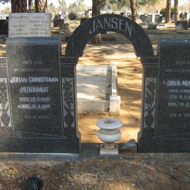 JANSEN Johan Christiaan Heronimus 1888-1956 &amp; Dina Maria OOSTENDURP 1904-1988