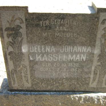 KASSELMAN Delena Johanna 1898-1967