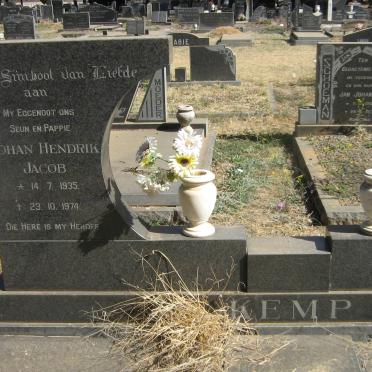 KEMP Johan Hendrik Jacob 1935-1974