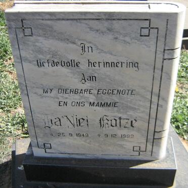 KOTZE Da'niel 1949-1982