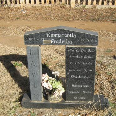 LAVIS Emmarentia Fredrika 1935-2001