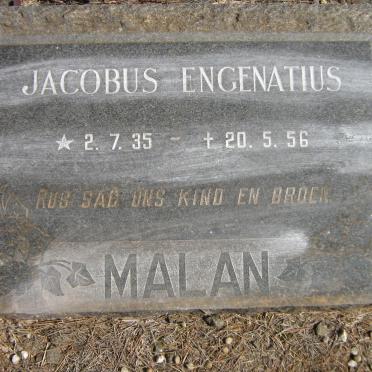 MALAN Jacobus Engenatius 1935-1956