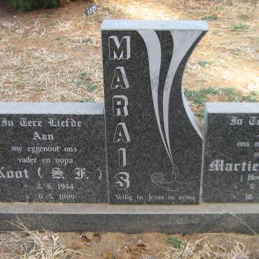 MARAIS S.F. 1944-1999 &amp; M.M. HOWARD 1944-2012