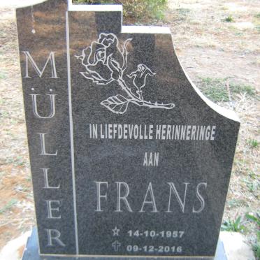 MULLER Frans 1957-2016