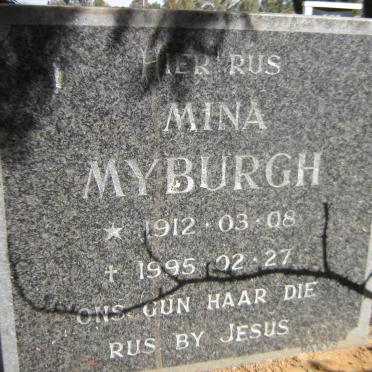 MYBURGH Mina 1912-1995