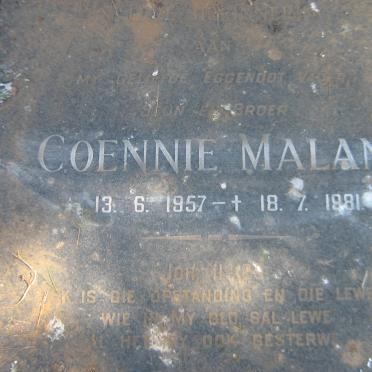 MALAN Coennie 1957-1981
