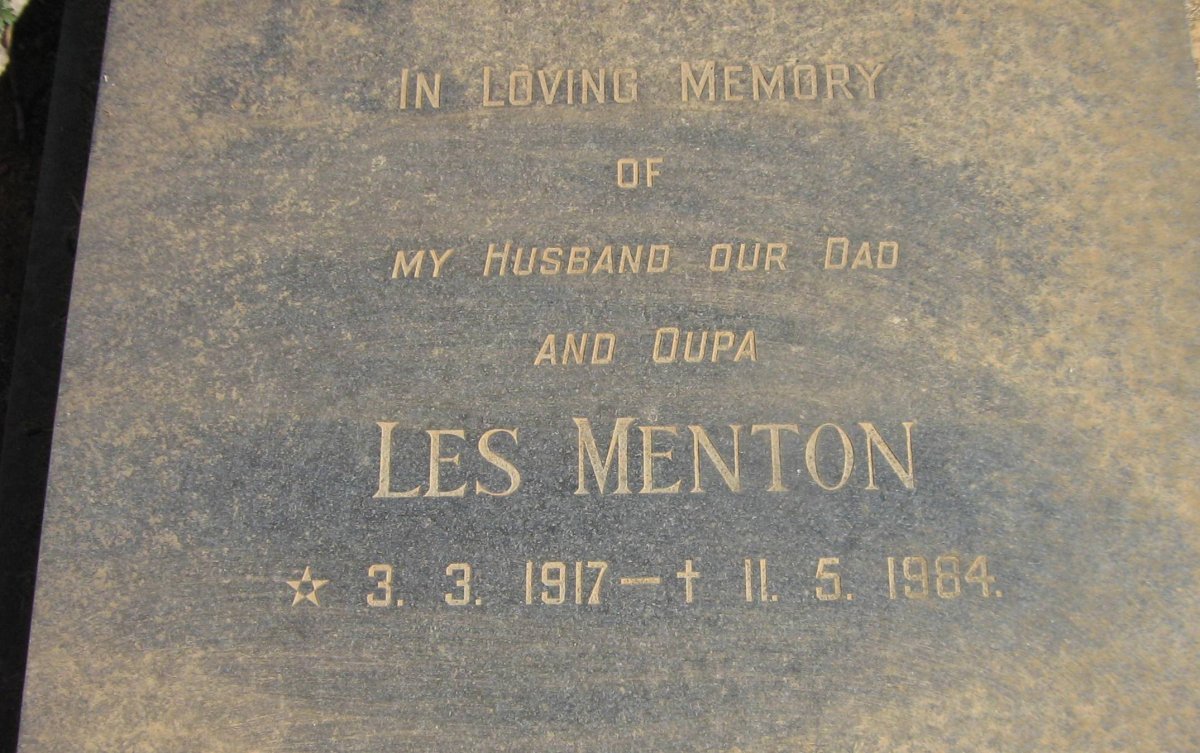 MENTON Les 1917-1984