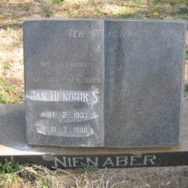 NIENABER Jan Hendrik S. 1937-1980