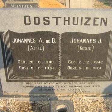 OOSTHUIZEN Johannes A. de B. 1940-1961 :: OOSTHUIZEN Johannes J.  1942-1961