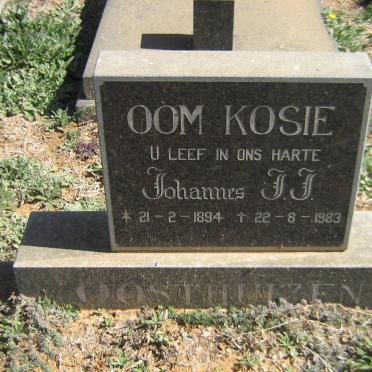 OOSTHUIZEN Johannes J.J. 1894-1983