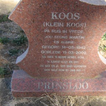 PRINSLOO Koos 1942-2002