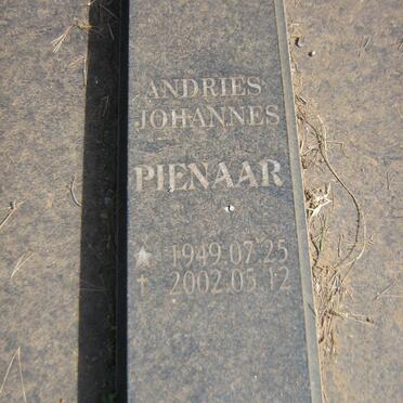PIENAAR Hendrik Johannes Stephanus 1918-1999 &amp; Hester Cecilia 1926-2007 :: PIENAAR Andries Johannes 1949-2002