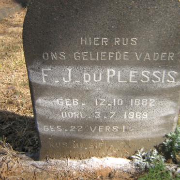 PLESSIS F.J., du 1882-1969