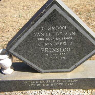 PRINSLOO Christoffel J. 1962-1978