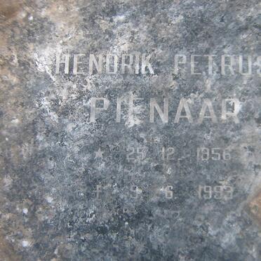 PIENAAR Hendrik Petrus 1956-1993