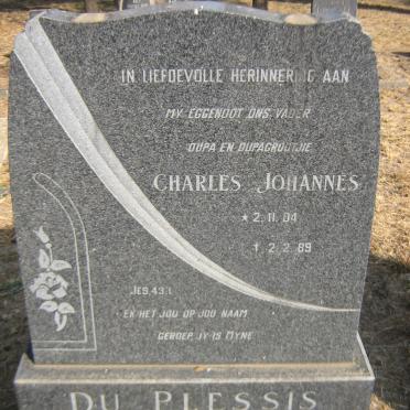 PLESSIS Charles Johannes, du 1904-1989