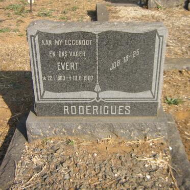 RODERIGUES Evert 1903-1967