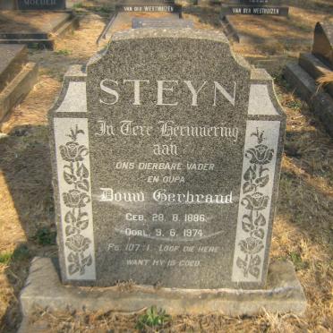 STEYN Douw Gerbrand 1886-1974