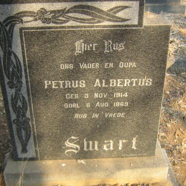 SWART Petrus Albertus 1914-1969