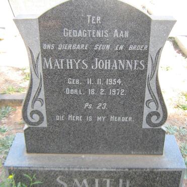SMITH Mathys Johannes 1954-1972
