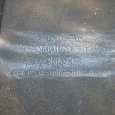 SONNEKUS Marthinus C.H. 1901-1971