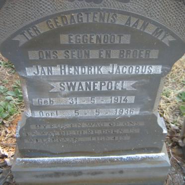 SWANEPOEL Jan Hendrik Jacobus 1914-1936